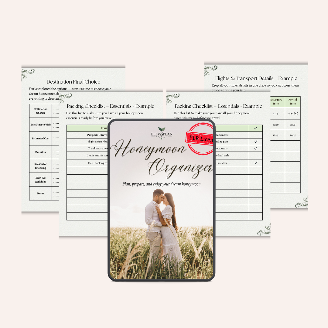 Honeymoon Organizer