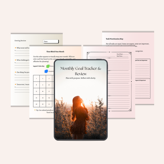 Motivation & Progress Essentials — 3 Guided Planners