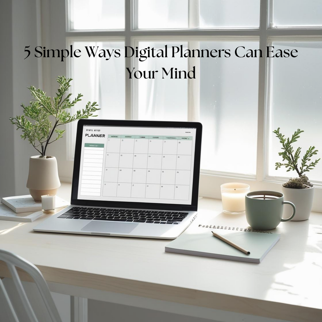 5 Ways Digital Planners Can Reduce Anxiety and Improve Focus