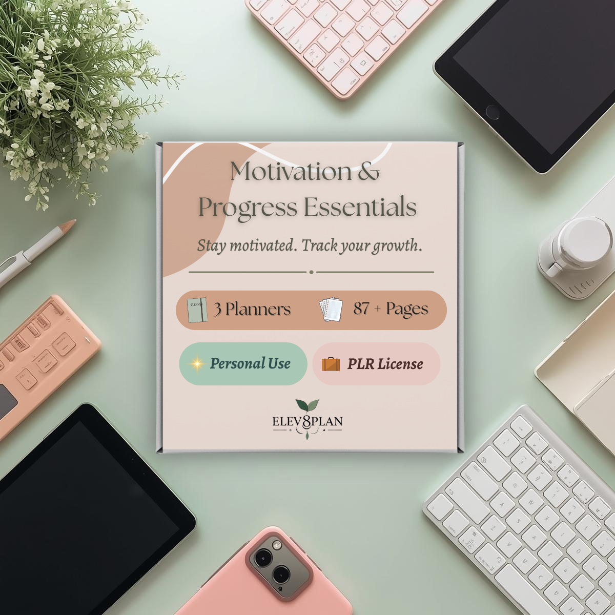Productivity Boost Essentials - 3 Guided Planners