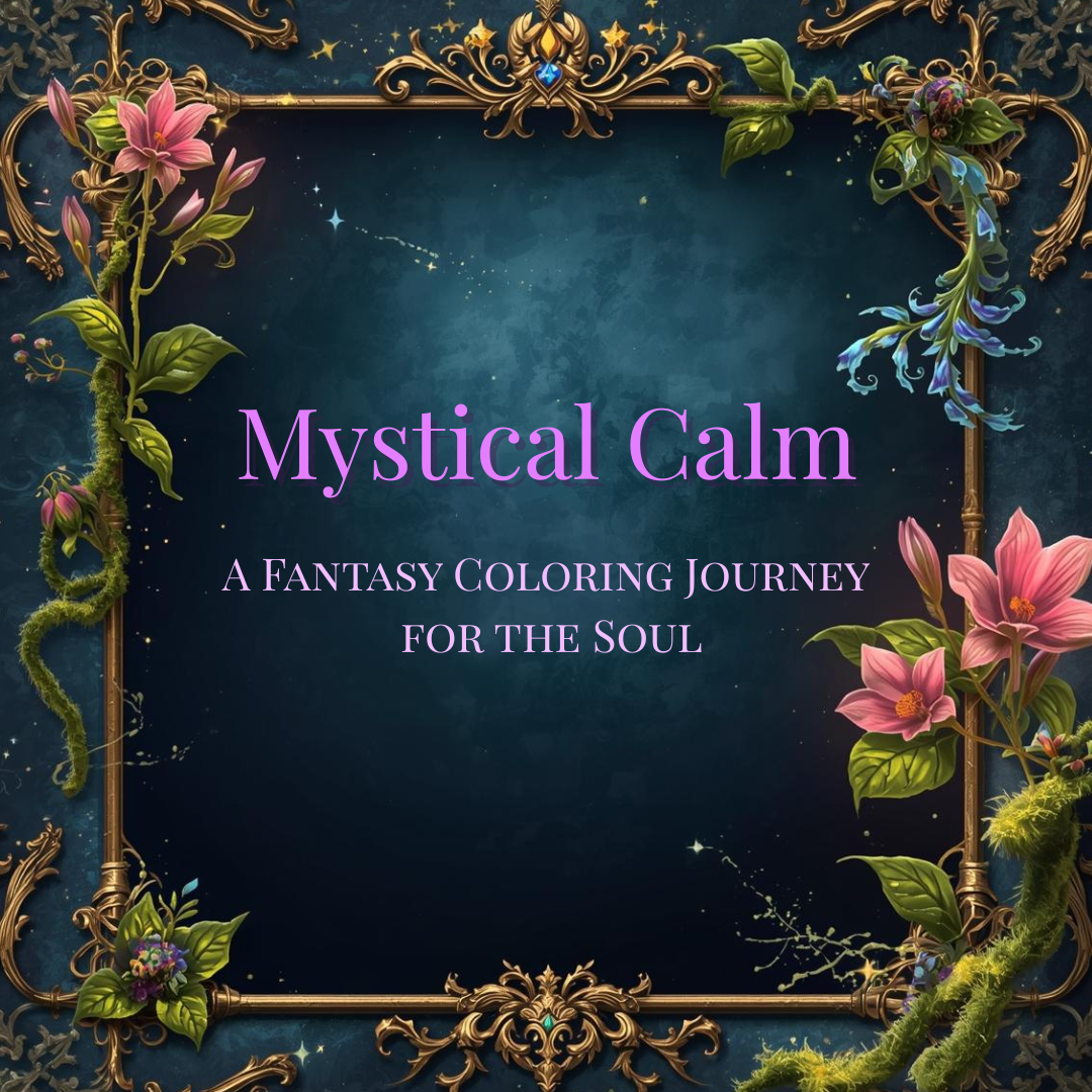Mystical Coloring Book – 40 Printable Pages of Fantasy & Imagination