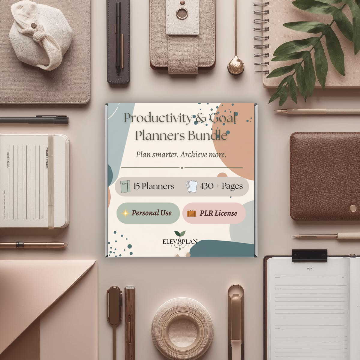 15 Productivity & Goal Planners Bundle