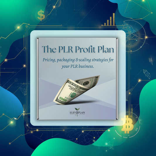 The PLR profit plan – How to price, package & sell your digital products