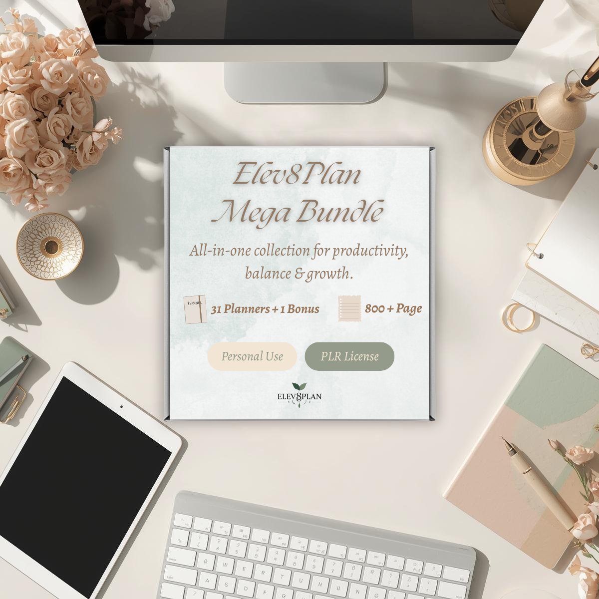 Mega Bundle — Mental Health + Productivity & Goal Planners