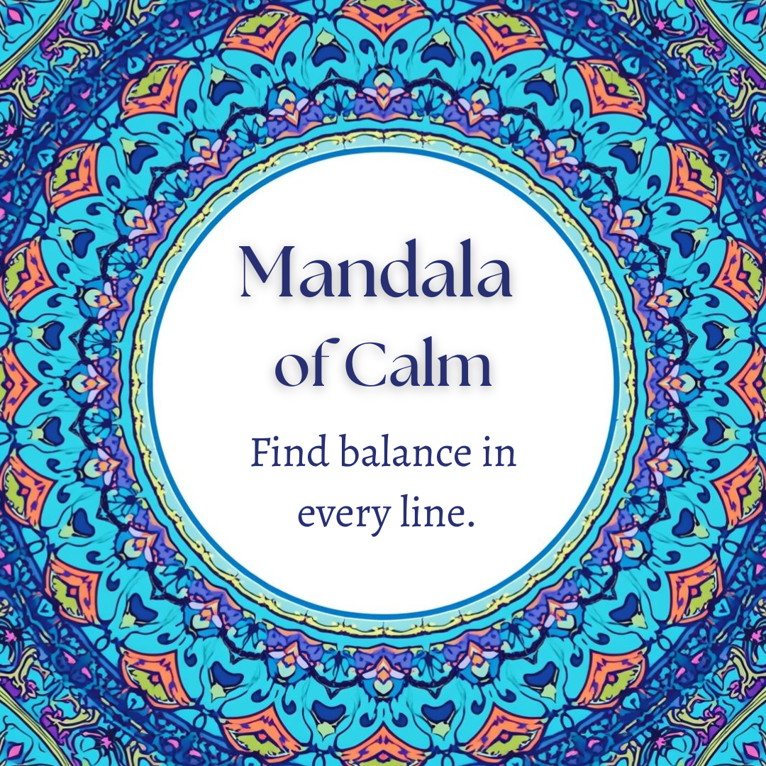 Mandala of Calm – Relaxing Printable Coloring Book for Mindful Moments